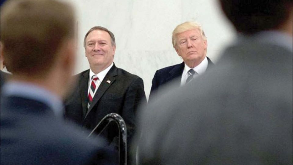 نسخه داخلی حرفهای ترامپ - پمپئو نسخه داخلی حرفهای ترامپ - پمپئو