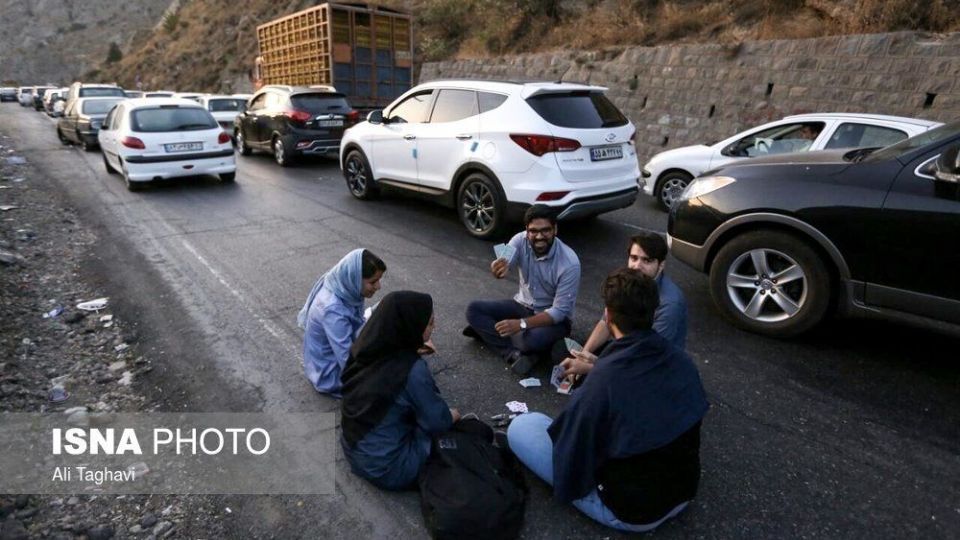 جاده هراز روز چهارشنبه عید قربان