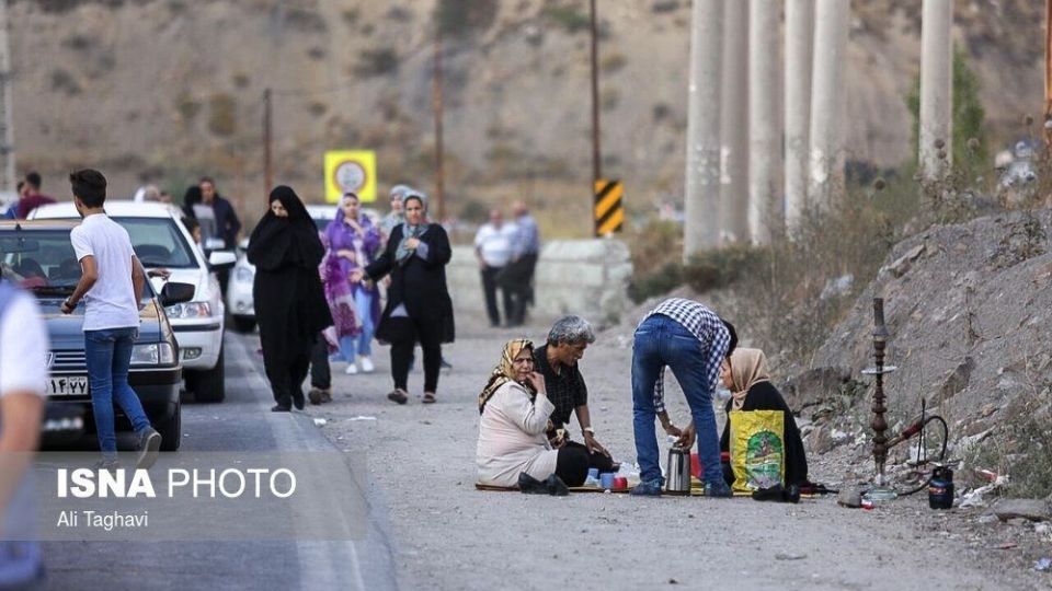 جاده هراز روز چهارشنبه عید قربان