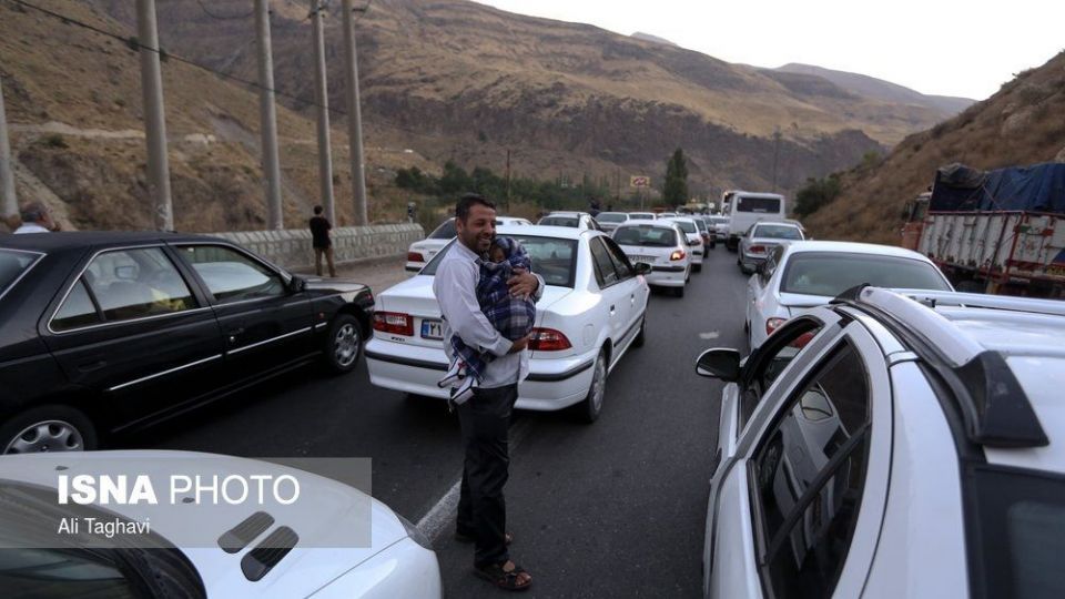 جاده هراز روز چهارشنبه عید قربان