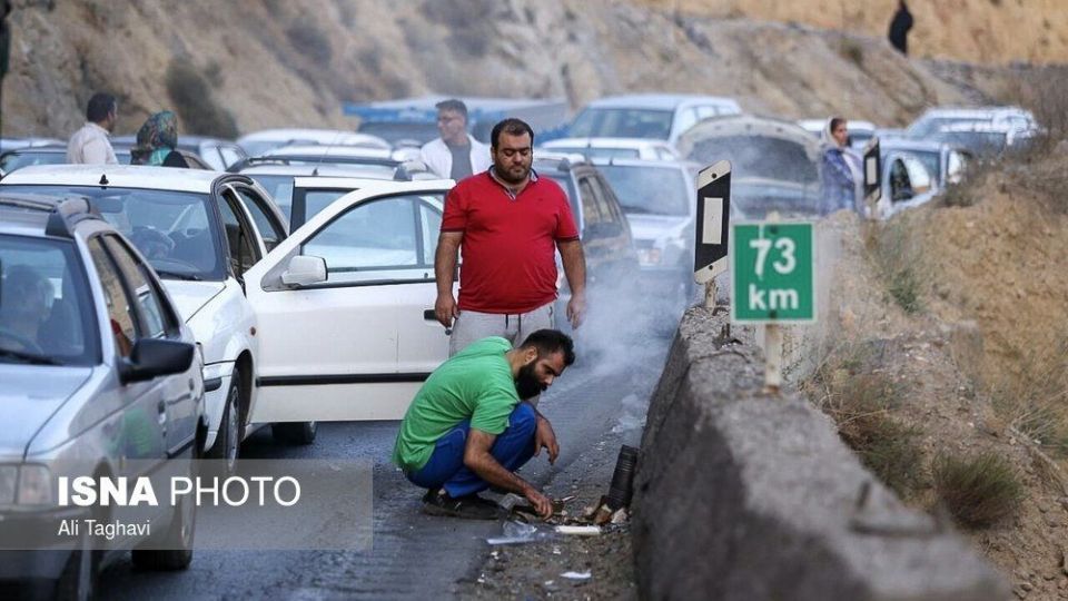 جاده هراز روز چهارشنبه عید قربان