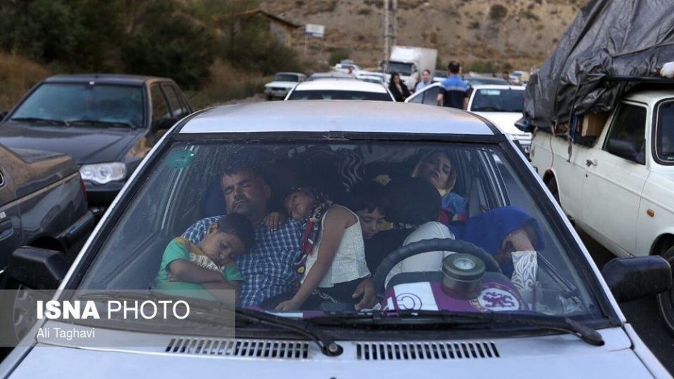 جاده هراز روز چهارشنبه عید قربان