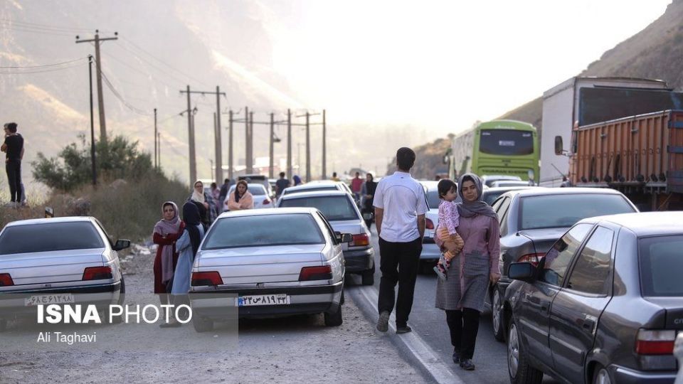 جاده هراز روز چهارشنبه عید قربان