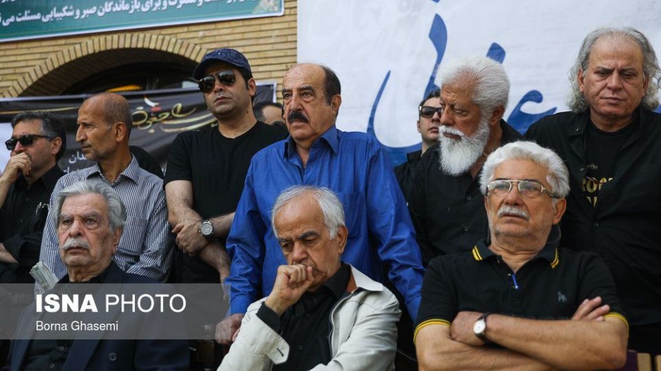 مراسم تشییع حسین عرفانی