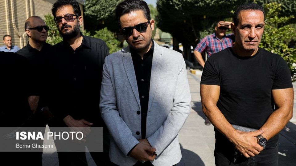 مراسم تشییع حسین عرفانی