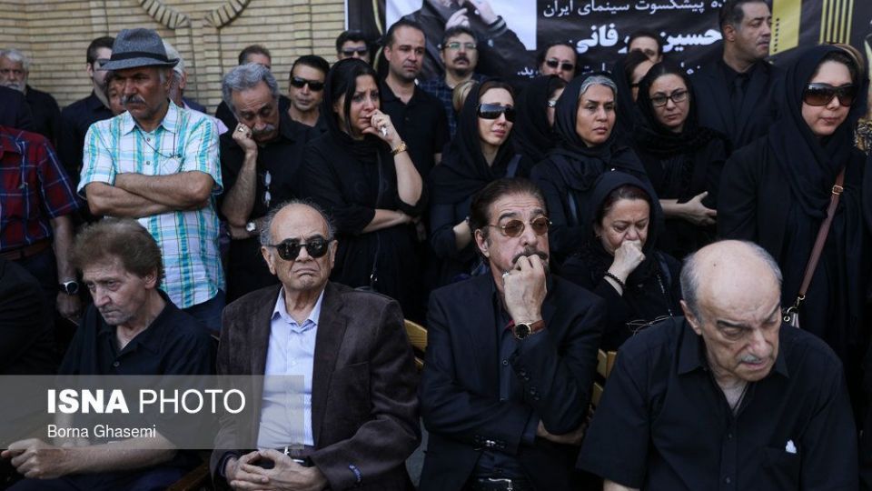 مراسم تشییع حسین عرفانی