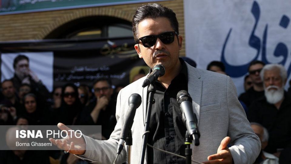 مراسم تشییع حسین عرفانی
