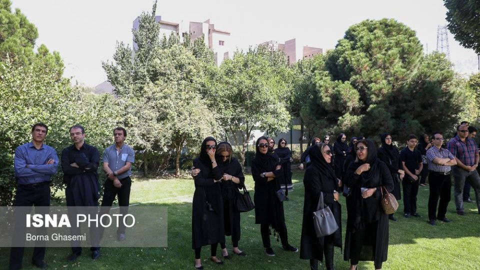 مراسم تشییع حسین عرفانی