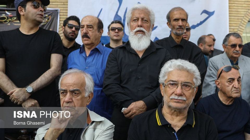 مراسم تشییع حسین عرفانی