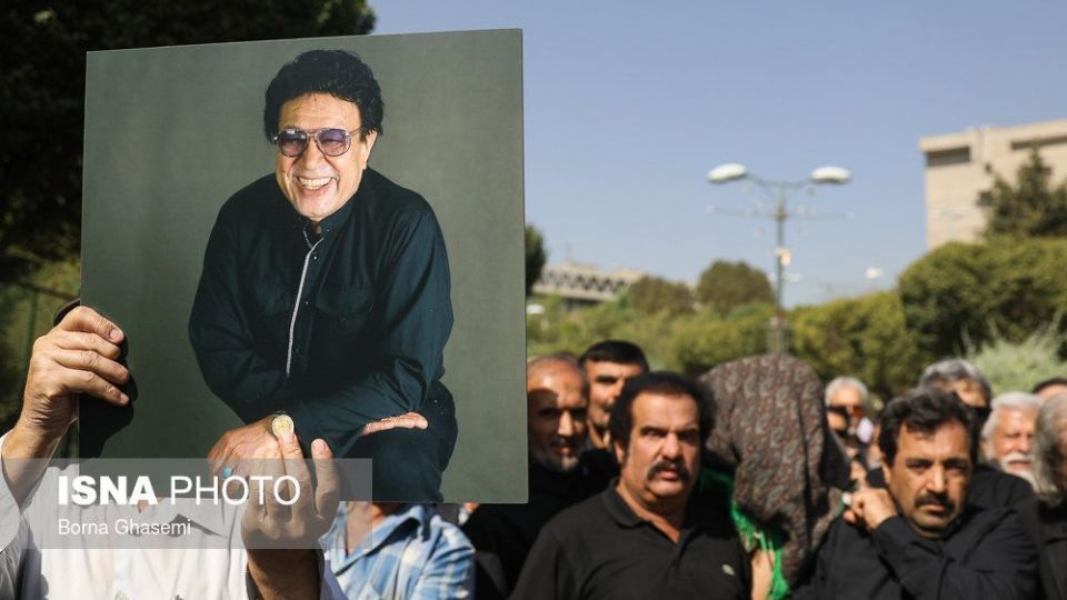 مراسم تشییع حسین عرفانی