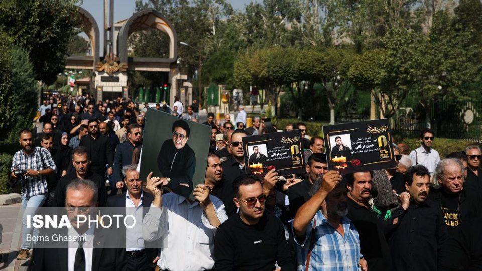 مراسم تشییع حسین عرفانی