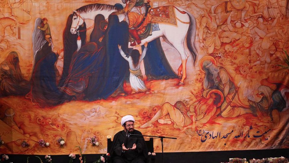 مراسم عزاداری شب ششم محرم در هیئت ثارالله مسجد الهادی (ع)