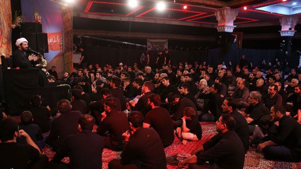 مراسم عزاداری شب ششم محرم در هیئت ثارالله مسجد الهادی (ع)