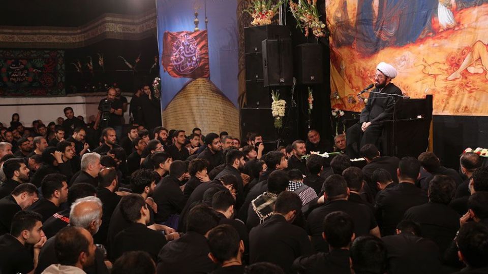 مراسم عزاداری شب ششم محرم در هیئت ثارالله مسجد الهادی (ع)