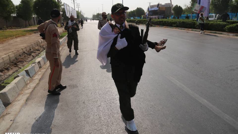 حمله تروریستی به رژه نیروهای مسلح در اهواز