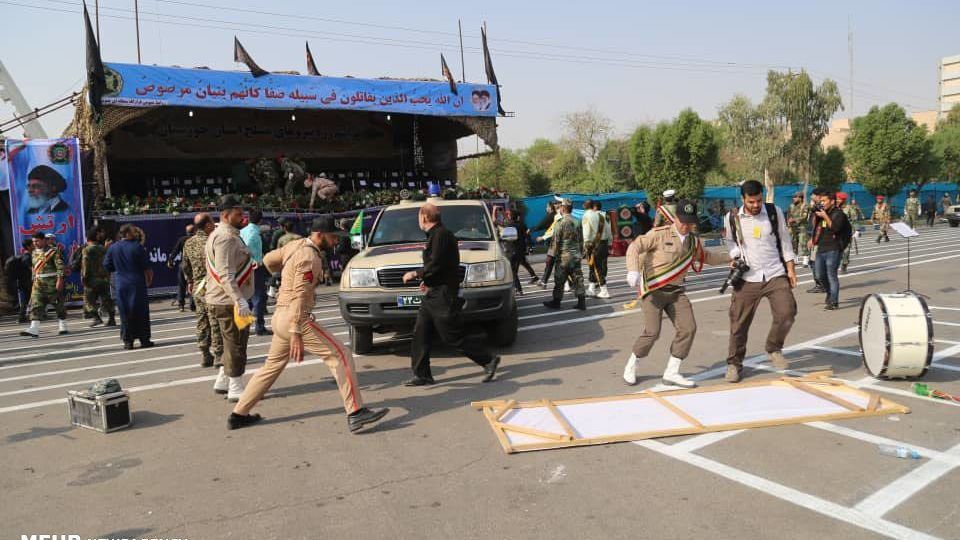 حمله تروریستی به رژه نیروهای مسلح در اهواز