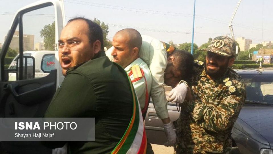 حمله تروریستی به رژه نیروهای مسلح در اهواز