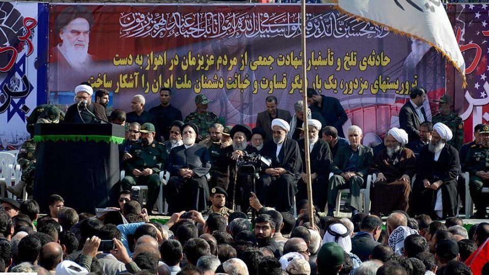 تصاویر تشییع شهدای حادثه تروریستی اهواز