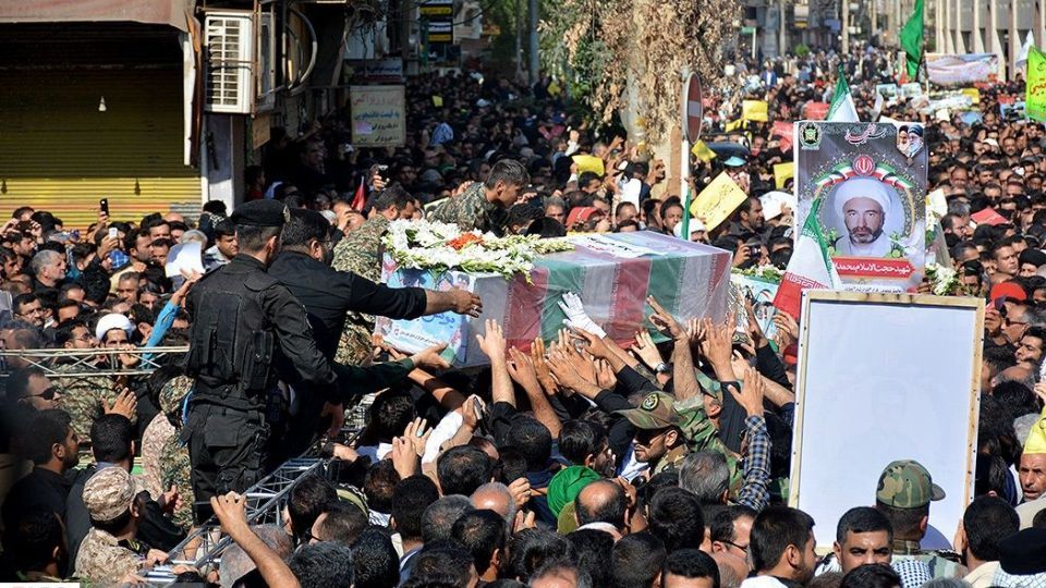 تصاویر تشییع شهدای حادثه تروریستی اهواز