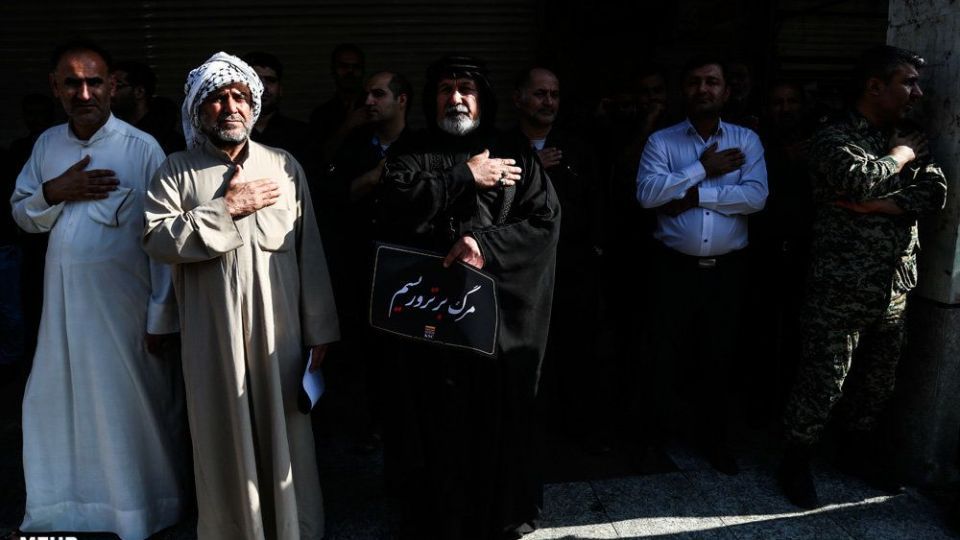 تصاویر تشییع شهدای حادثه تروریستی اهواز