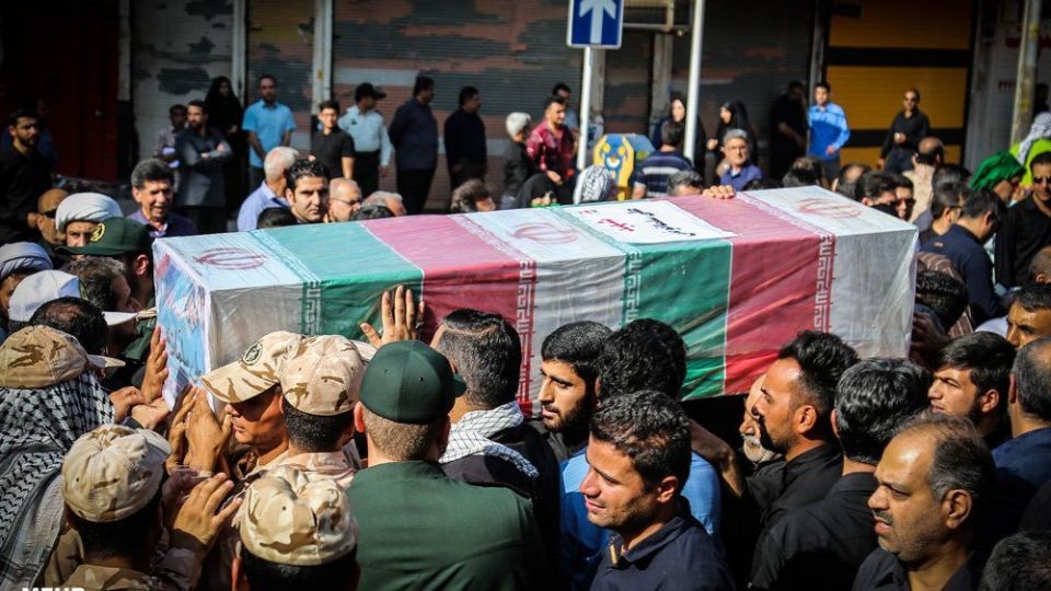 تصاویر تشییع شهدای حادثه تروریستی اهواز