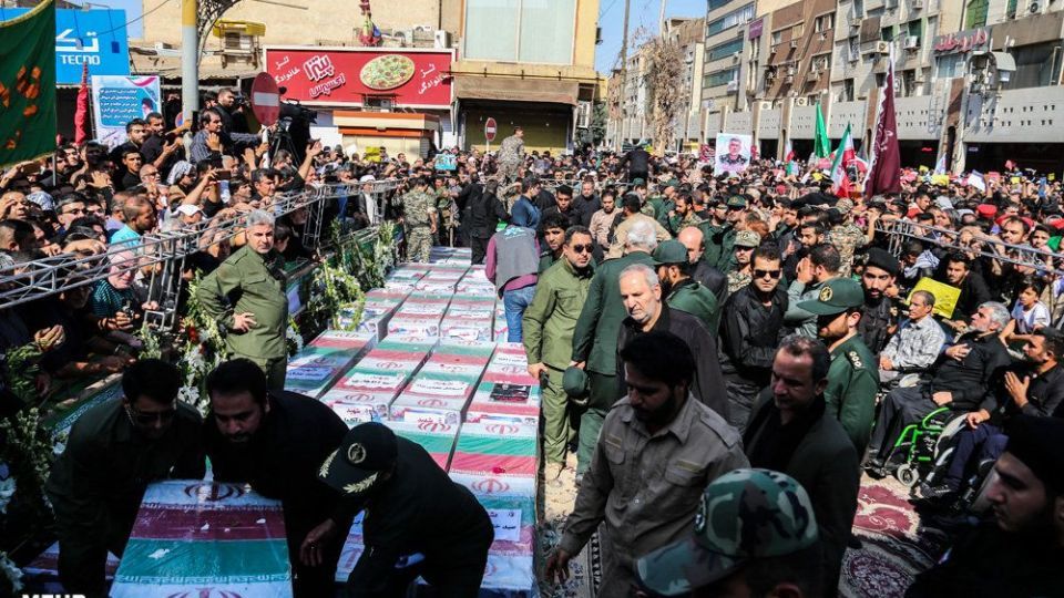 تصاویر تشییع شهدای حادثه تروریستی اهواز