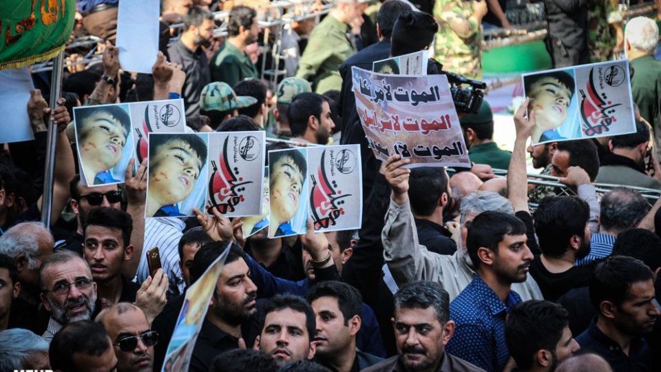 تصاویر تشییع شهدای حادثه تروریستی اهواز