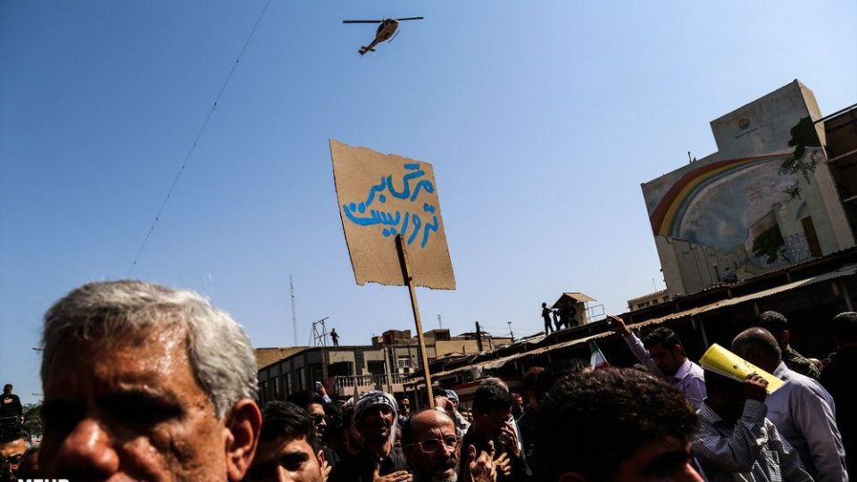 تصاویر تشییع شهدای حادثه تروریستی اهواز