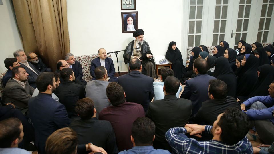 دیدار مدال‌آوران ایران در بازی‌های آسیایی با رهبر انقلاب