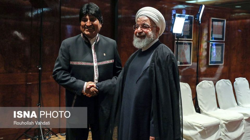 دیدار رییس جمهور بولیوی و رییس اجرایی دولت افغانستان با روحانی