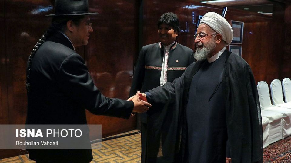 دیدار رییس جمهور بولیوی و رییس اجرایی دولت افغانستان با روحانی