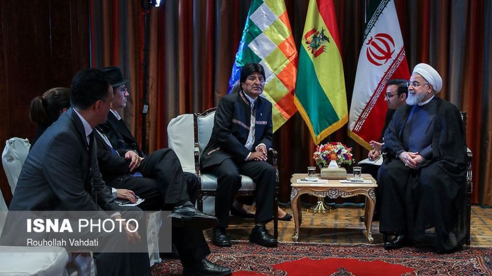 دیدار رییس جمهور بولیوی و رییس اجرایی دولت افغانستان با روحانی