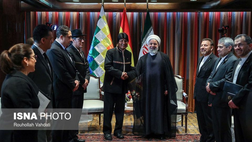 دیدار رییس جمهور بولیوی و رییس اجرایی دولت افغانستان با روحانی