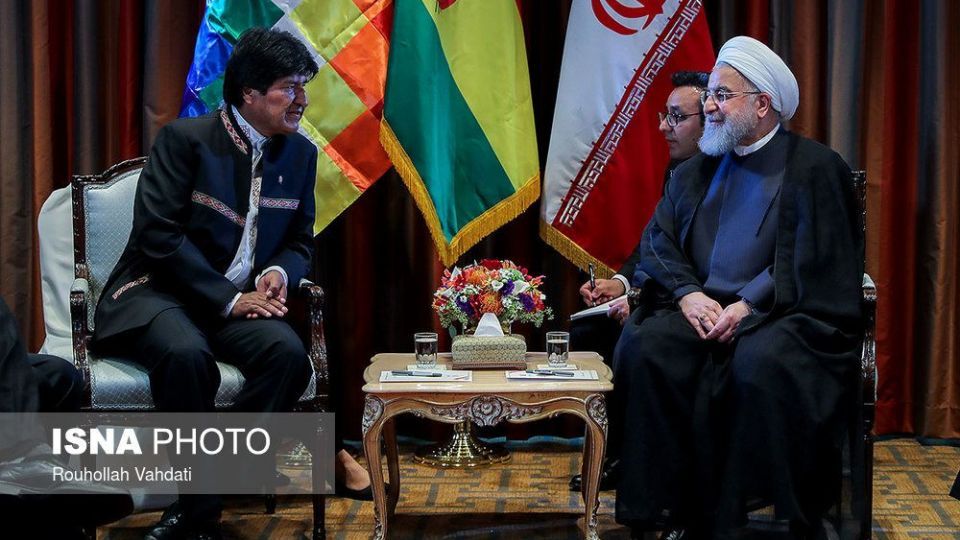 دیدار رییس جمهور بولیوی و رییس اجرایی دولت افغانستان با روحانی