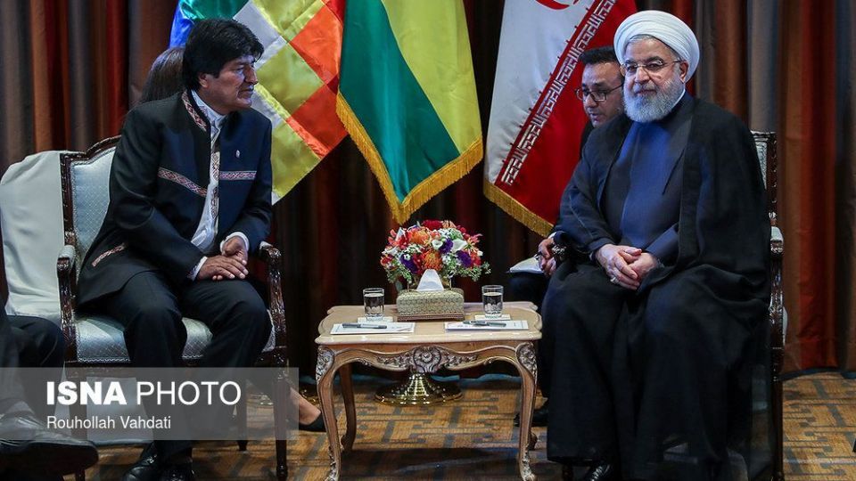 دیدار رییس جمهور بولیوی و رییس اجرایی دولت افغانستان با روحانی