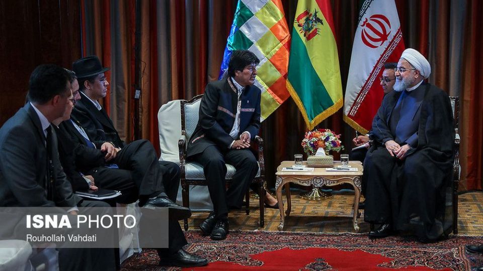 دیدار رییس جمهور بولیوی و رییس اجرایی دولت افغانستان با روحانی