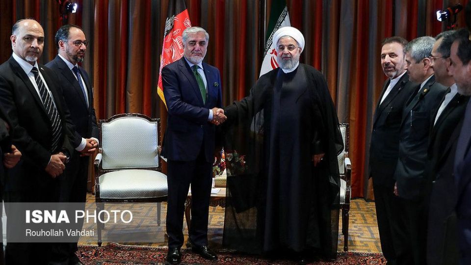 دیدار رییس جمهور بولیوی و رییس اجرایی دولت افغانستان با روحانی