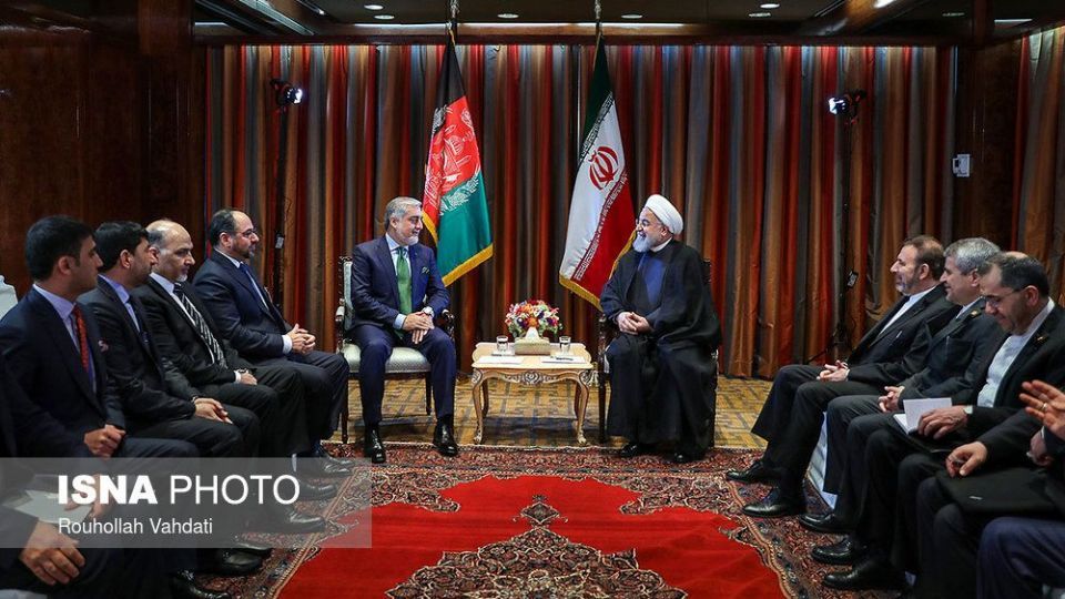 دیدار رییس جمهور بولیوی و رییس اجرایی دولت افغانستان با روحانی