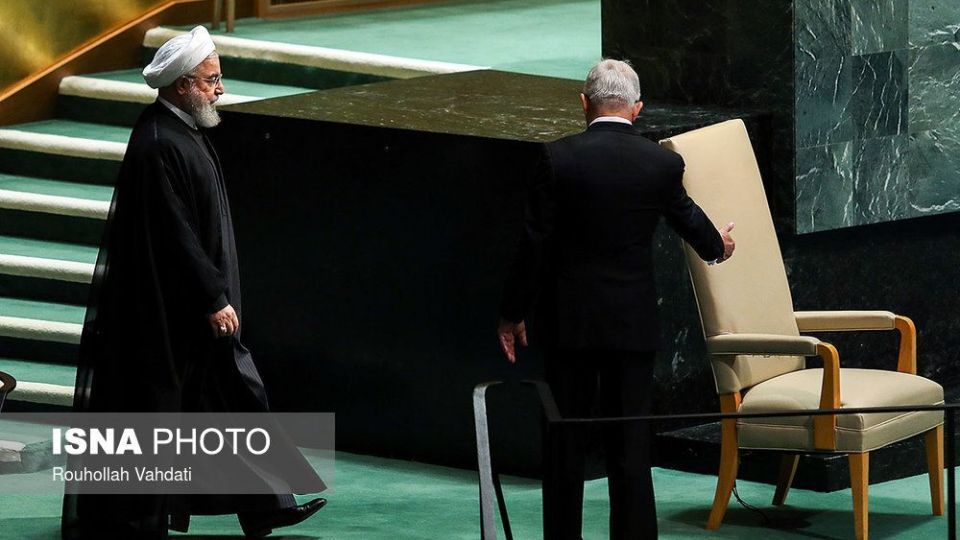  تصاویر سخنرانی روحانی در هفتاد و سومین مجمع عمومی سازمان ملل 