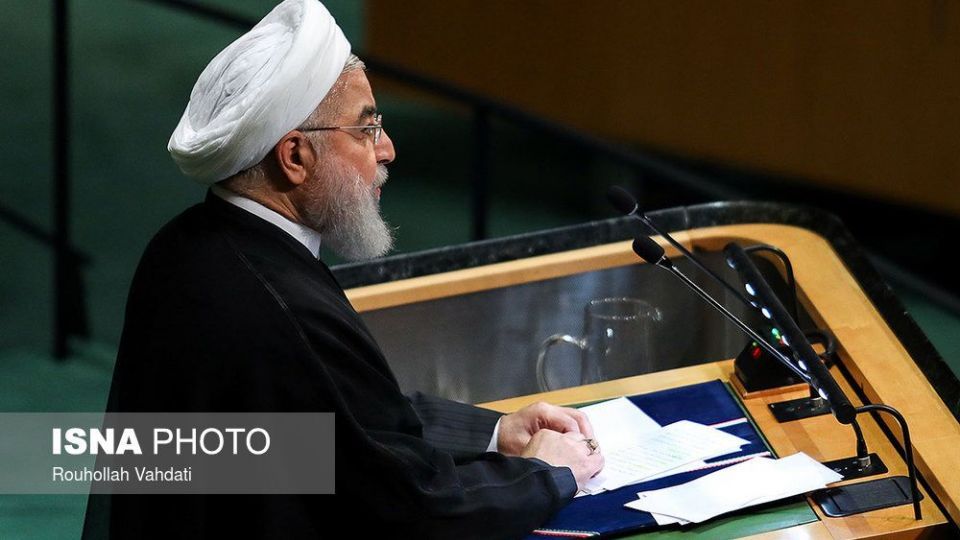  تصاویر سخنرانی روحانی در هفتاد و سومین مجمع عمومی سازمان ملل 