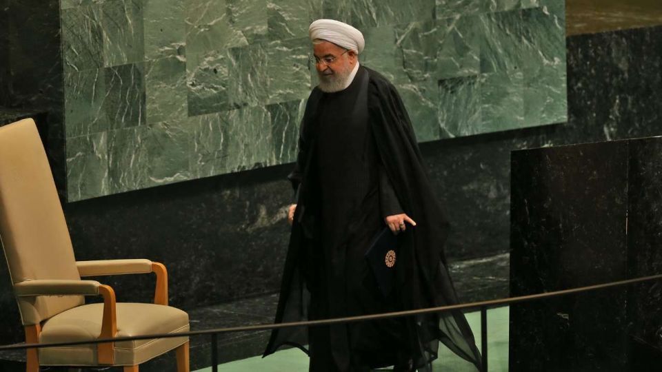  تصاویر سخنرانی روحانی در هفتاد و سومین مجمع عمومی سازمان ملل 