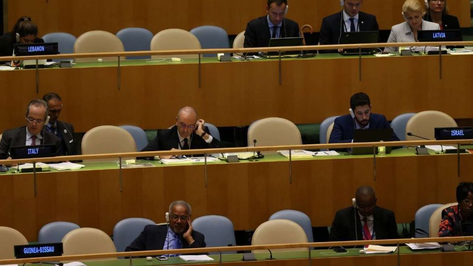  تصاویر سخنرانی روحانی در هفتاد و سومین مجمع عمومی سازمان ملل 