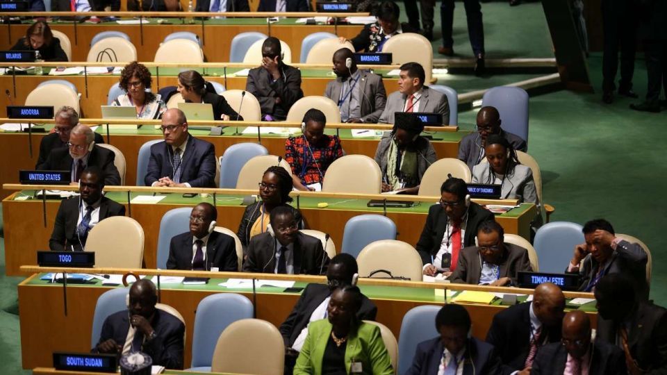  تصاویر سخنرانی روحانی در هفتاد و سومین مجمع عمومی سازمان ملل 