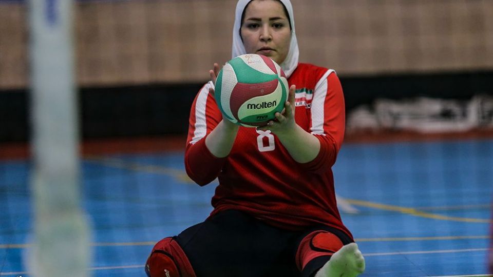 تمرین تیم ملی والیبال نشسته بانوان