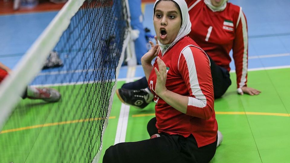 تمرین تیم ملی والیبال نشسته بانوان