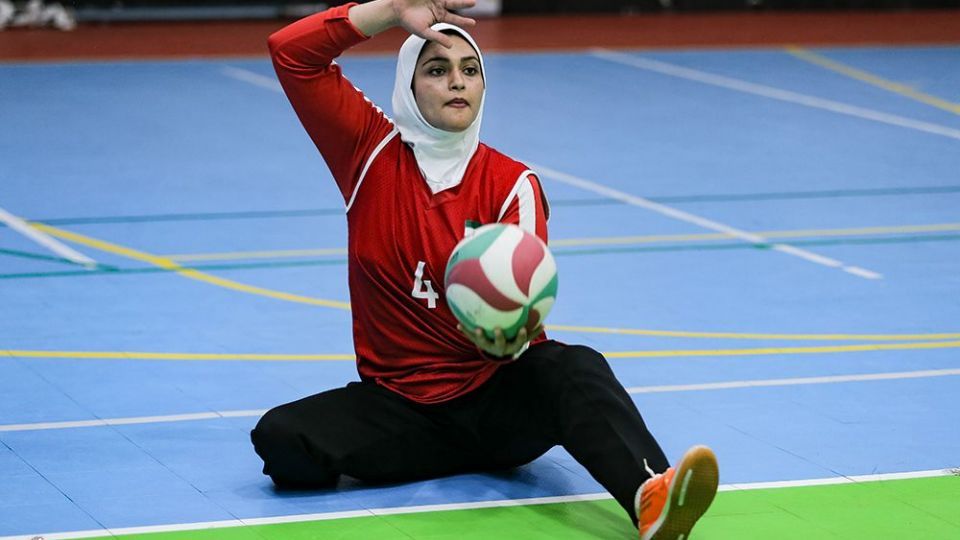 تمرین تیم ملی والیبال نشسته بانوان