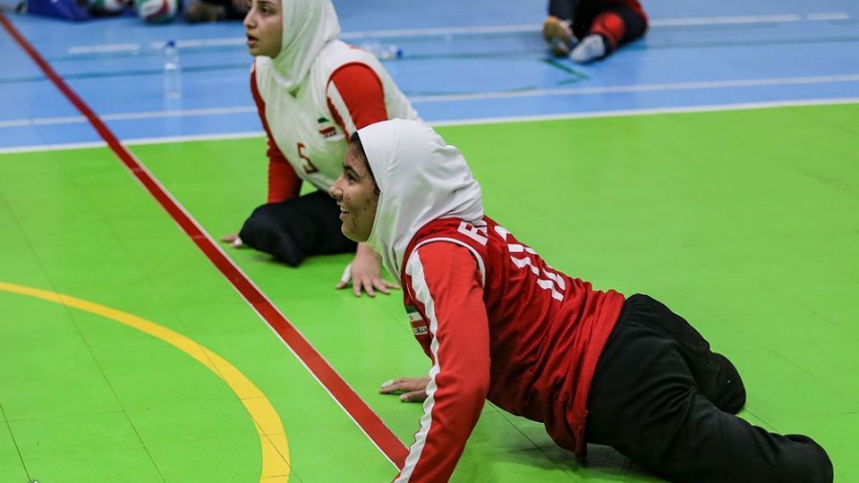 تمرین تیم ملی والیبال نشسته بانوان