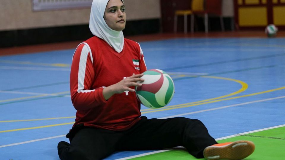 تمرین تیم ملی والیبال نشسته بانوان