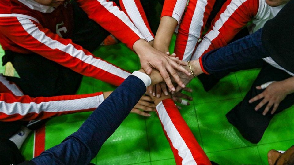 تمرین تیم ملی والیبال نشسته بانوان