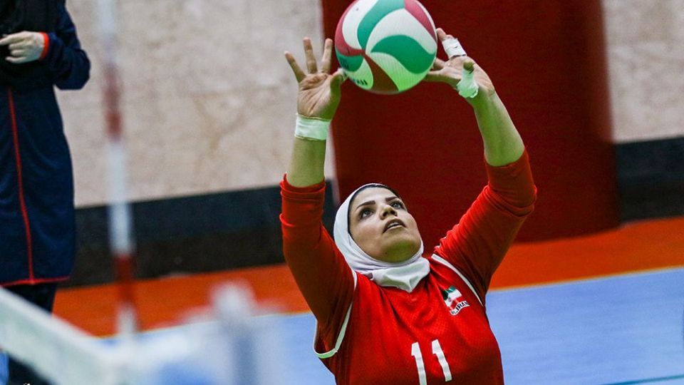 تمرین تیم ملی والیبال نشسته بانوان